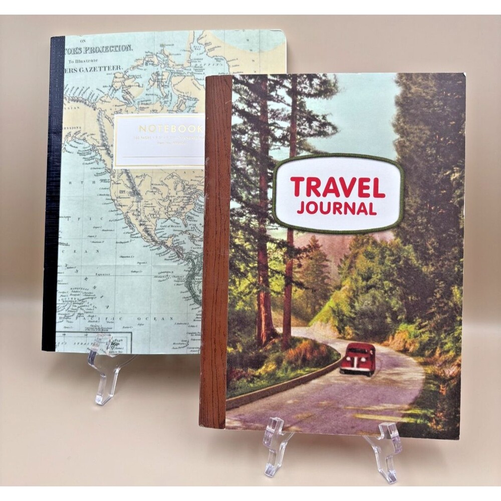 Travel Journal by Knock Knock for Trip Planning+ Fringe Notebook for Journaling